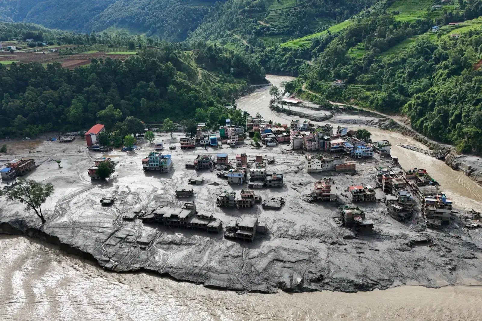Flood impact in Nepal documented during the August 2026 emergency