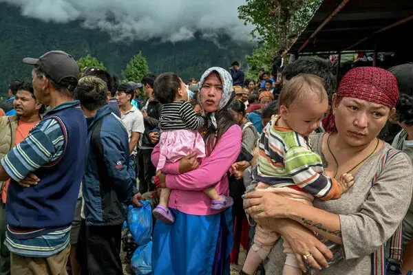 Flood devastation in Nepal
